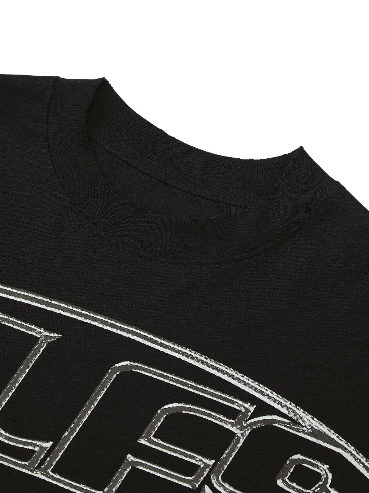 High Street Letter Print Short-Sleeved T-Shirt