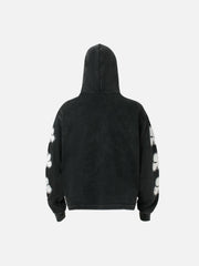 High Street Print Letter Hoodie