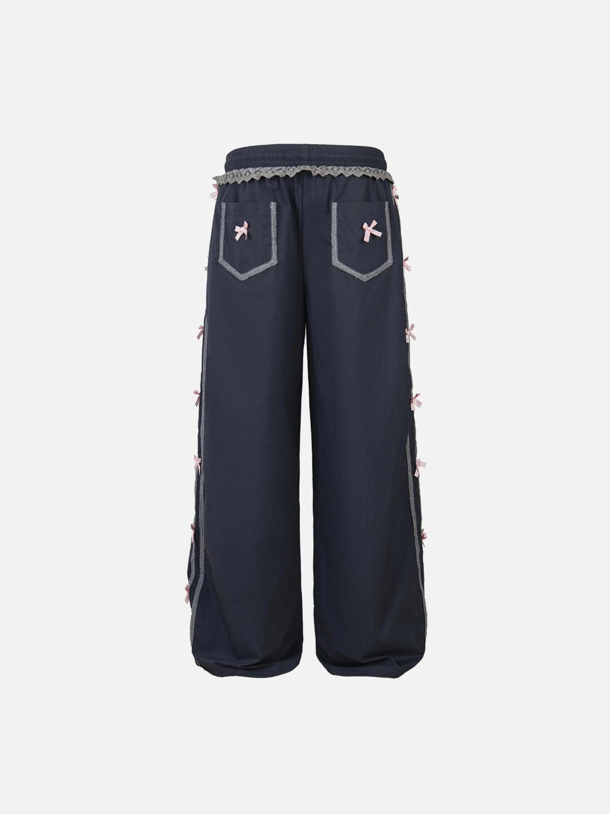 High Street Side Bow Decoration Pant