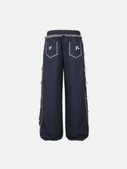 High Street Side Bow Decoration Pant