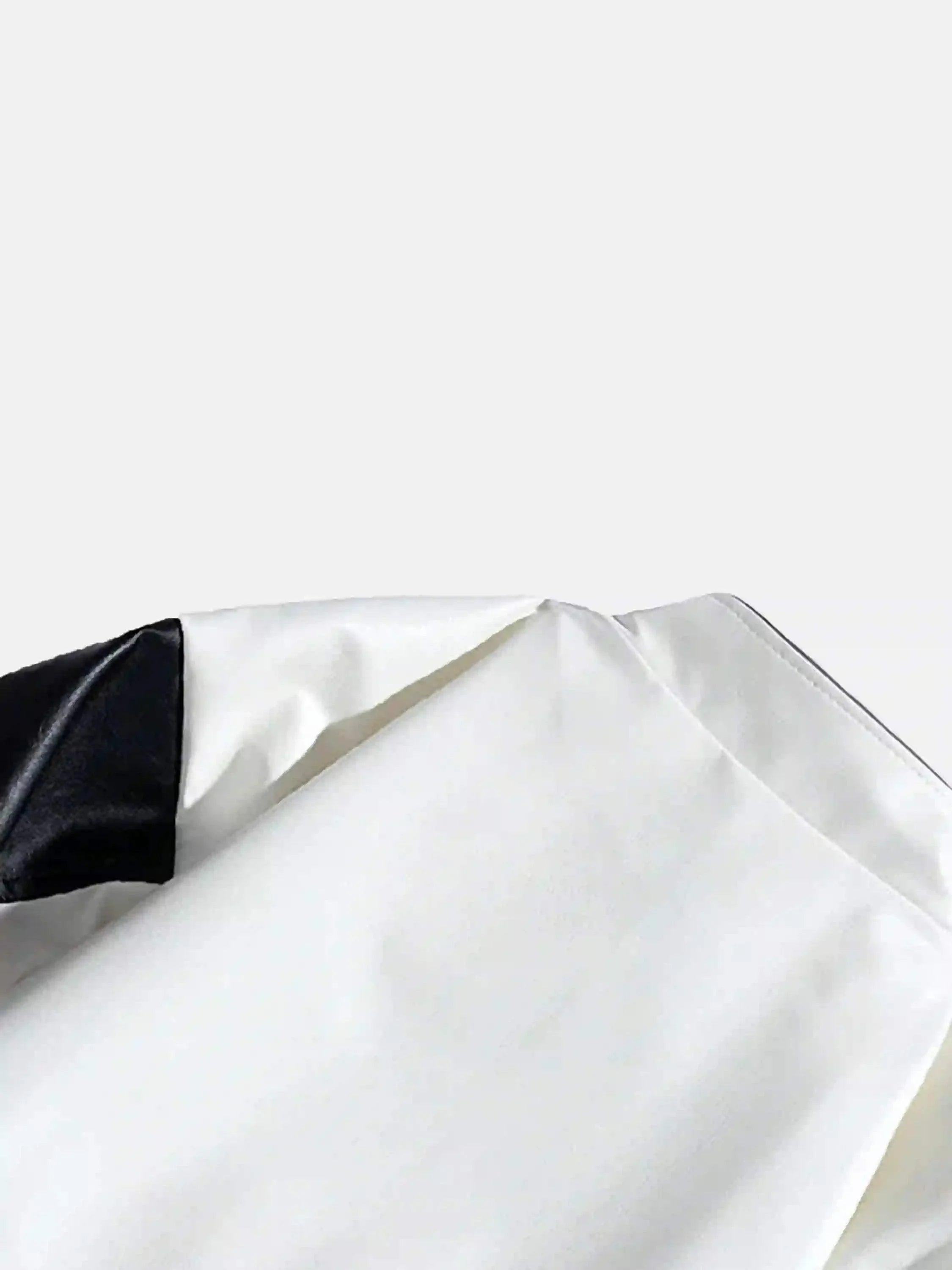 High Street Splicing Racing Baseball Jacket