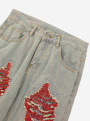 High Street Versatile Denim Jeans