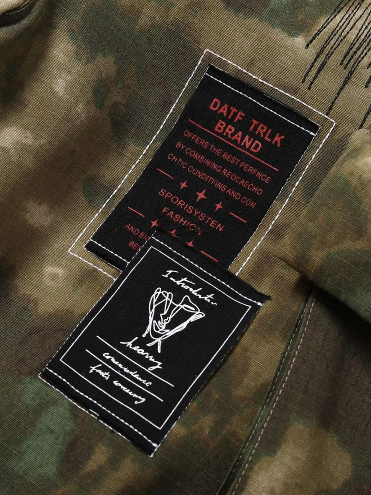 High Street Vibe Camouflage Overalls
