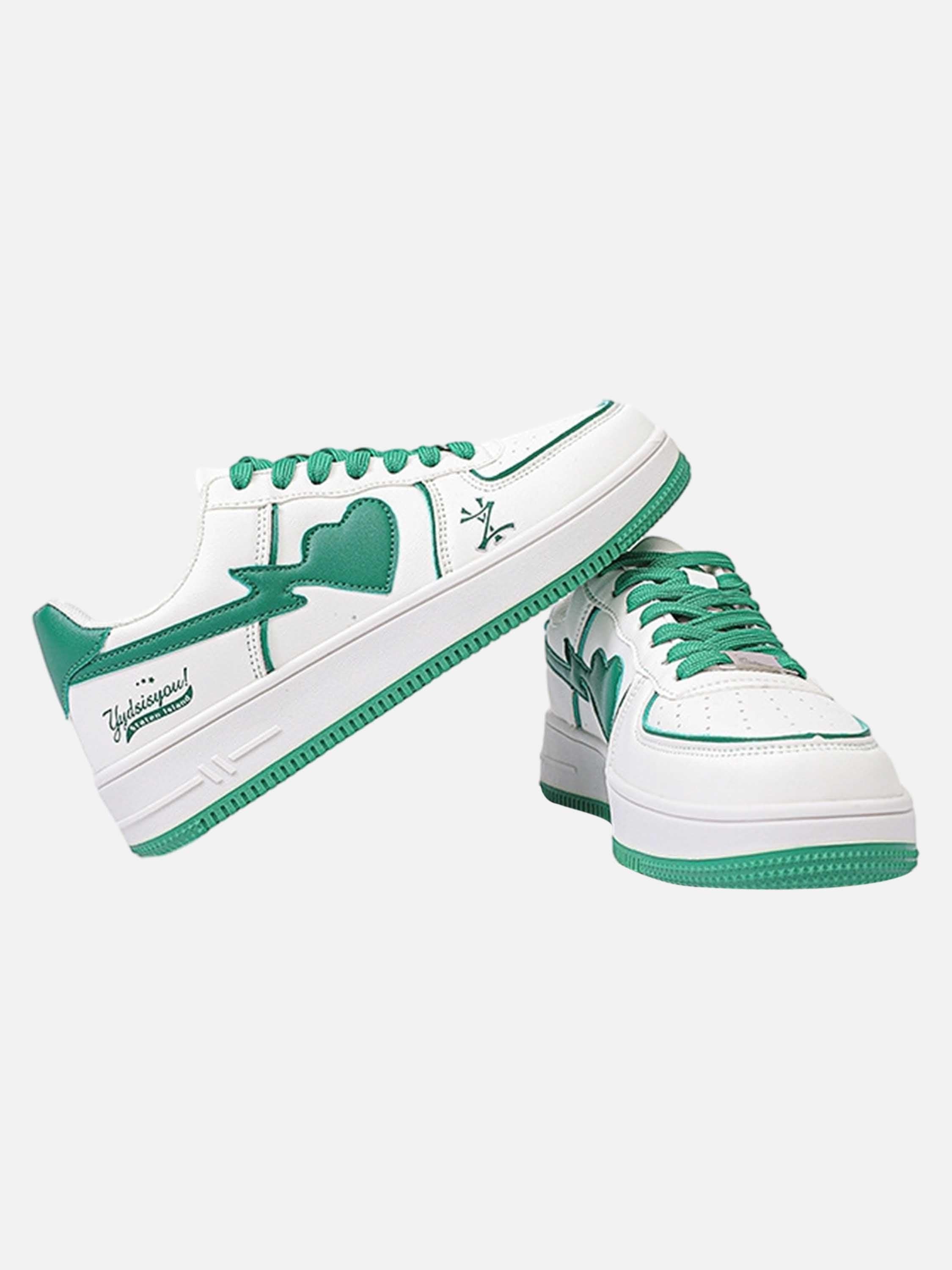 High Street White Skate Sneakers