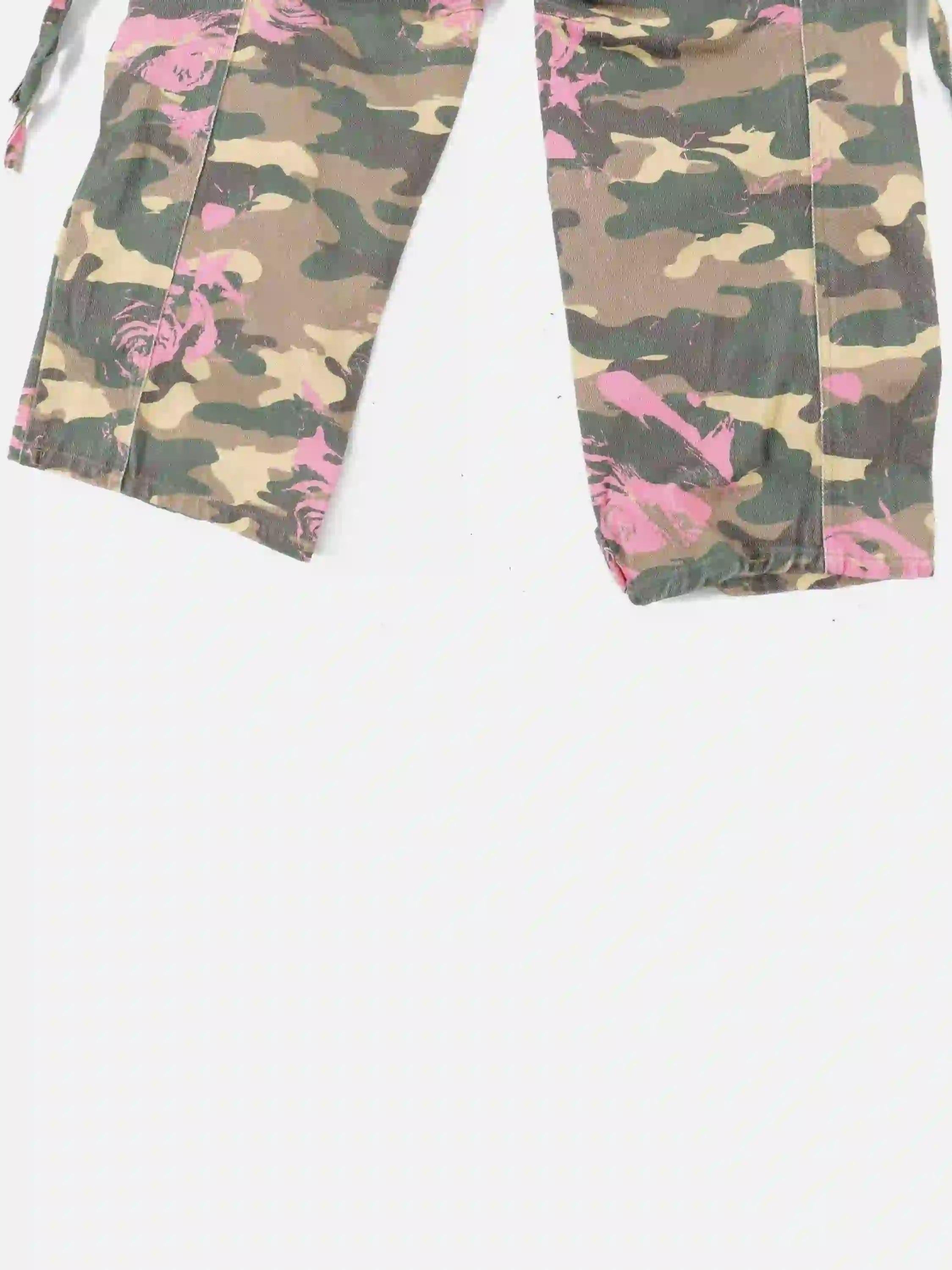Hip-Hop Camouflage Cargo Pants with Multi-Pockets