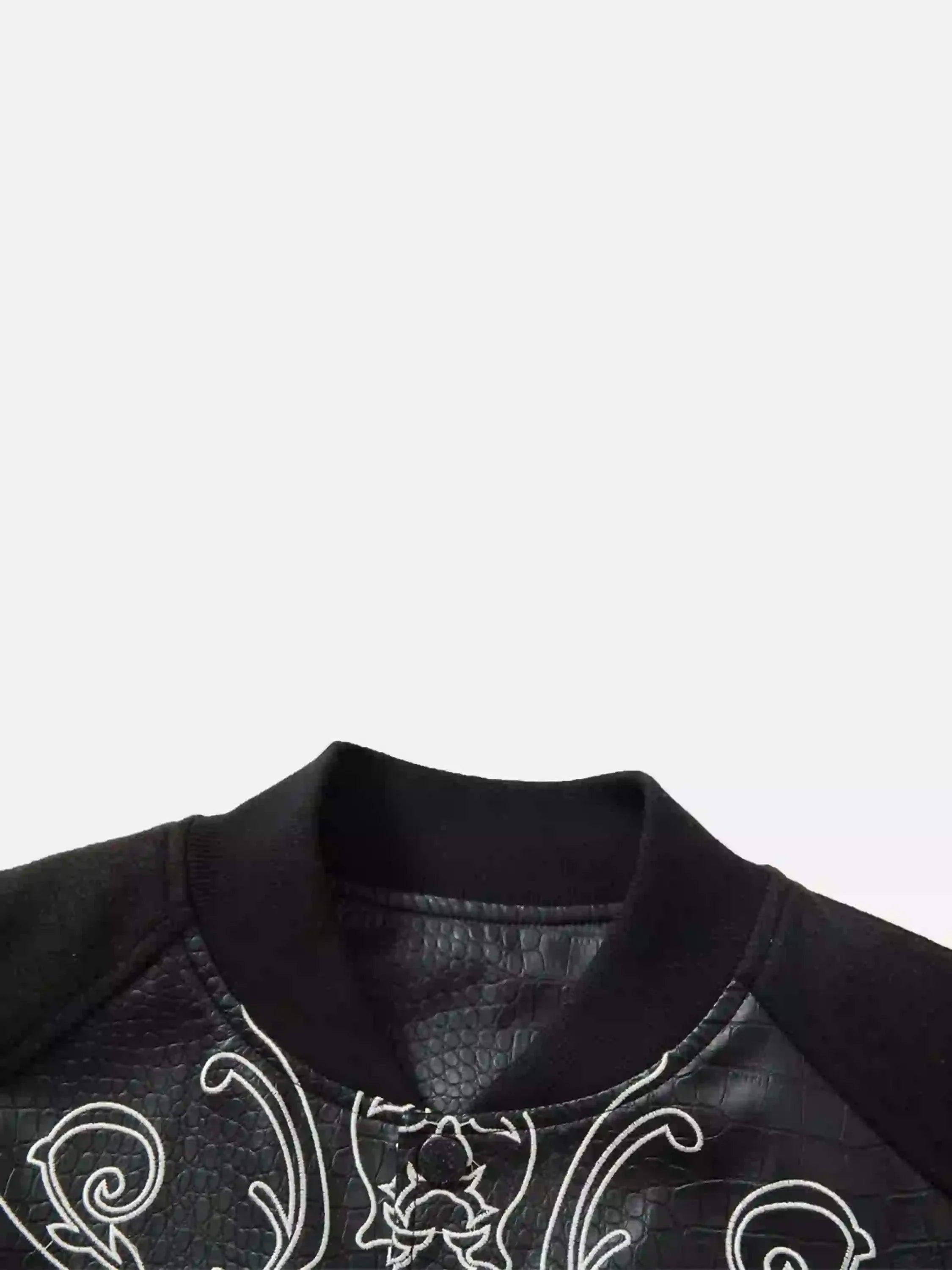 Hip Hop Gothic Embroidered Baseball Jacket