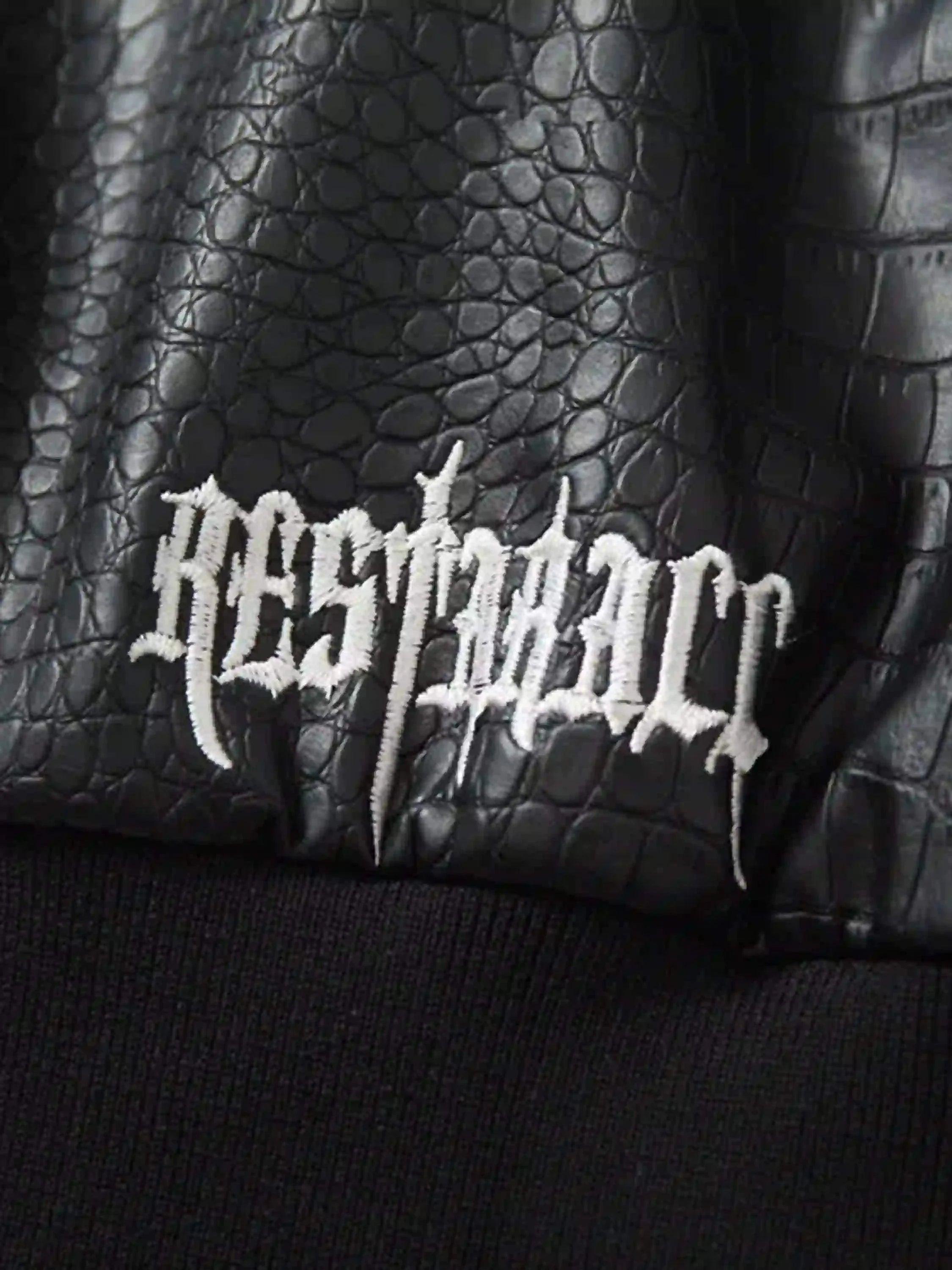 Hip Hop Gothic Embroidered Baseball Jacket
