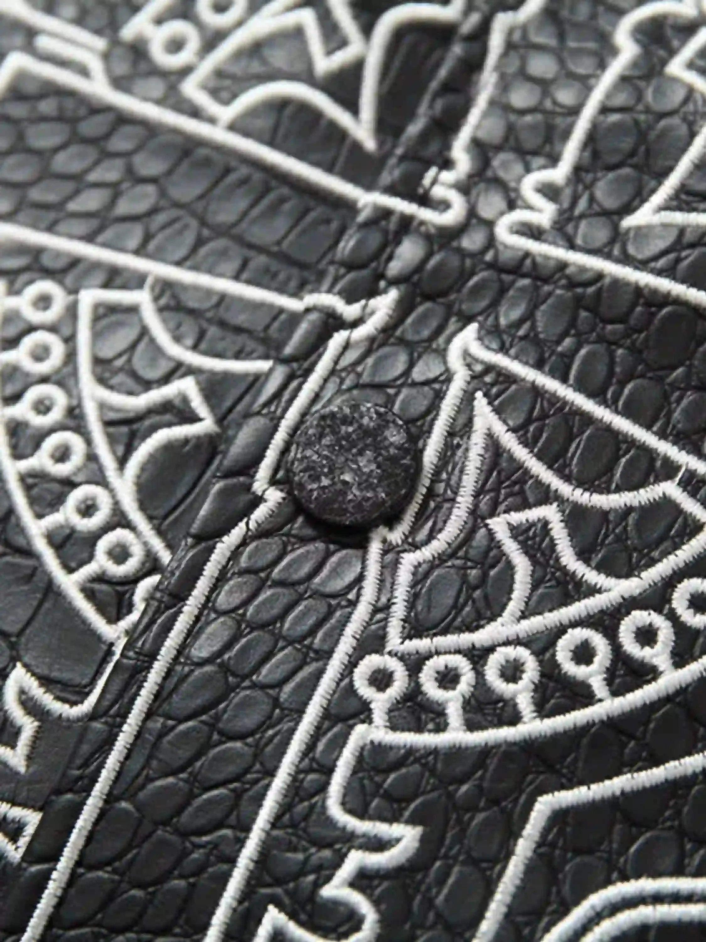 Hip Hop Gothic Embroidered Baseball Jacket