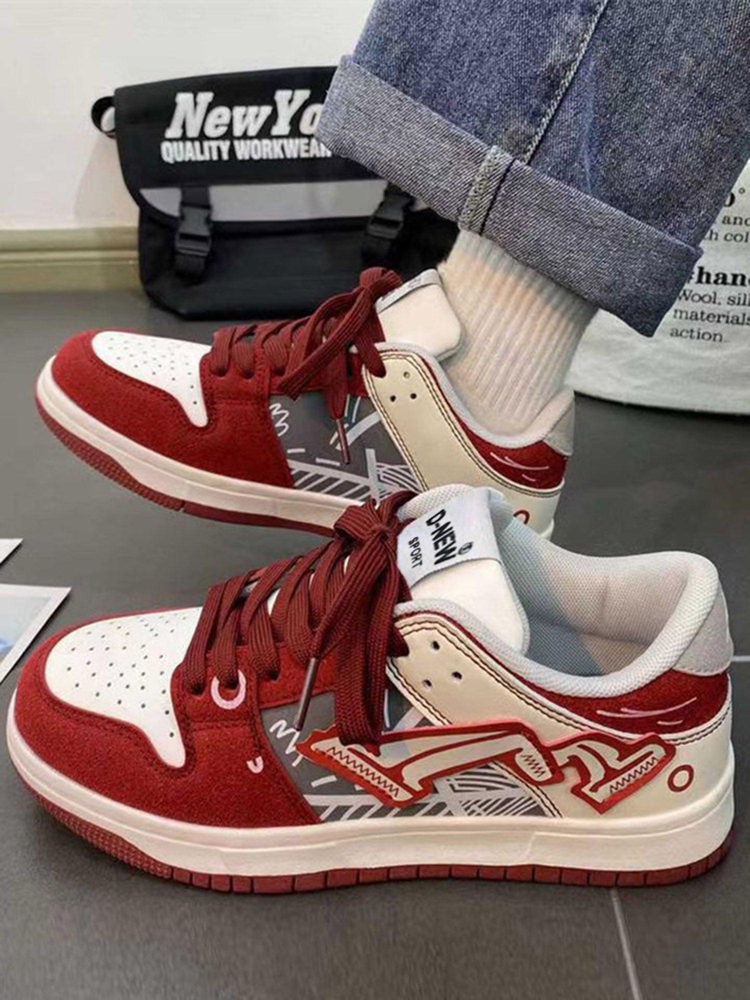 Hip-Hop Graffiti Board Shoes For Couples