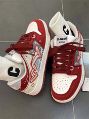 Hip-Hop Graffiti Board Shoes For Couples