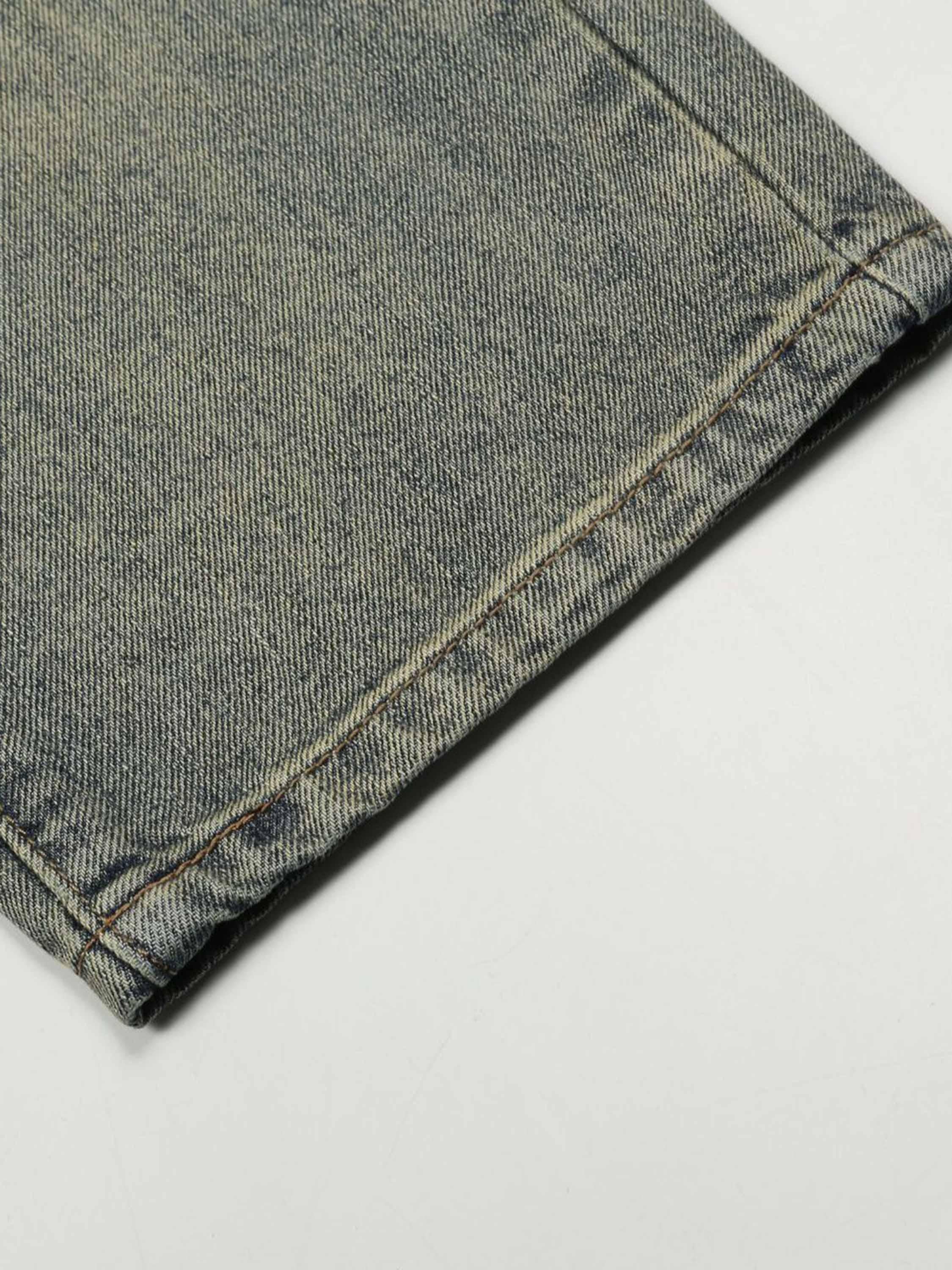 Hip Hop Retro Patch Denim Jeans