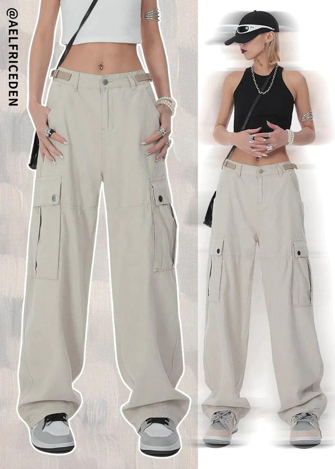 Hip Hop Straight Cargo Pants