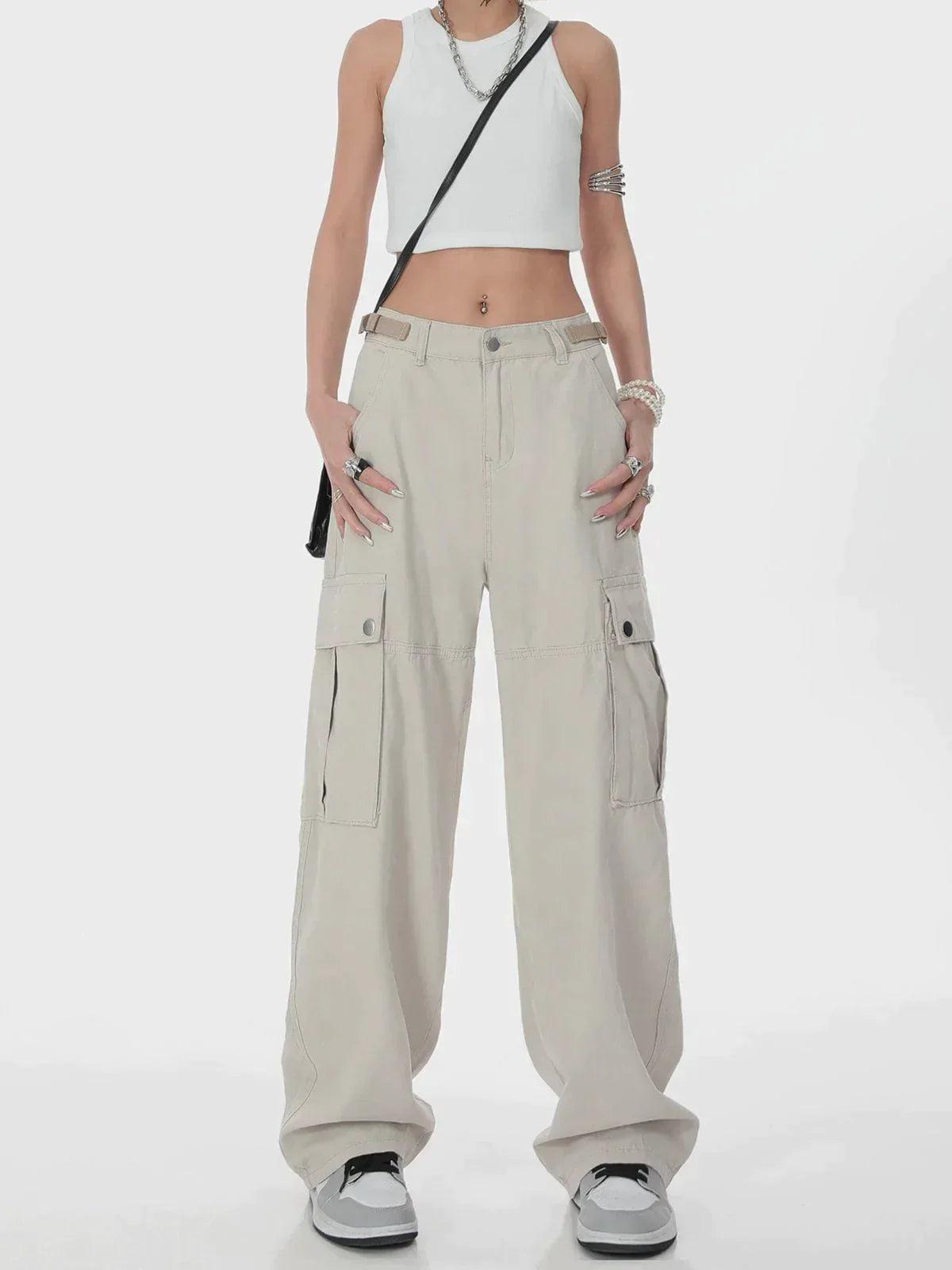 Hip Hop Straight Cargo Pants