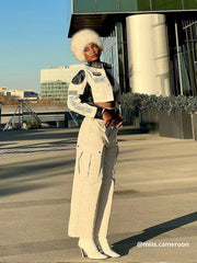 Hip Hop Straight Cargo Pants