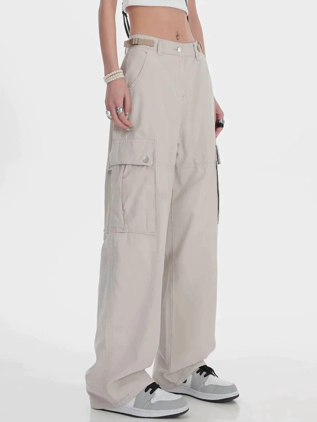 Hip Hop Straight Cargo Pants
