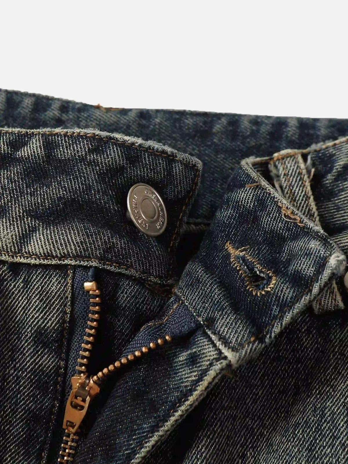 Hip Hop Street Graffiti Jeans