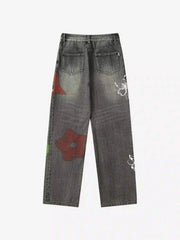 Hip Hop Street Graffiti Jeans