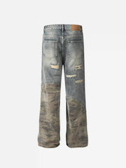 Hip Hop Street Heavy Duty Ripped Jeans