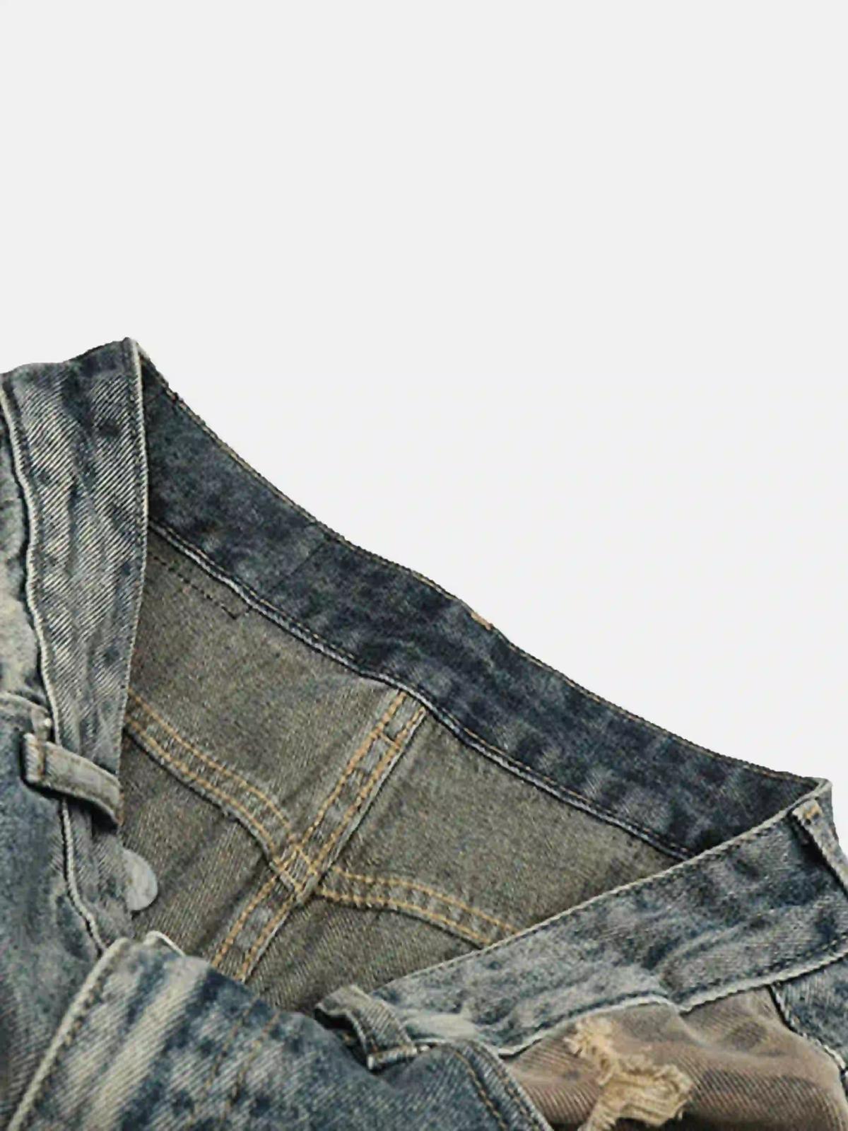Hip Hop Street Heavy Duty Ripped Jeans