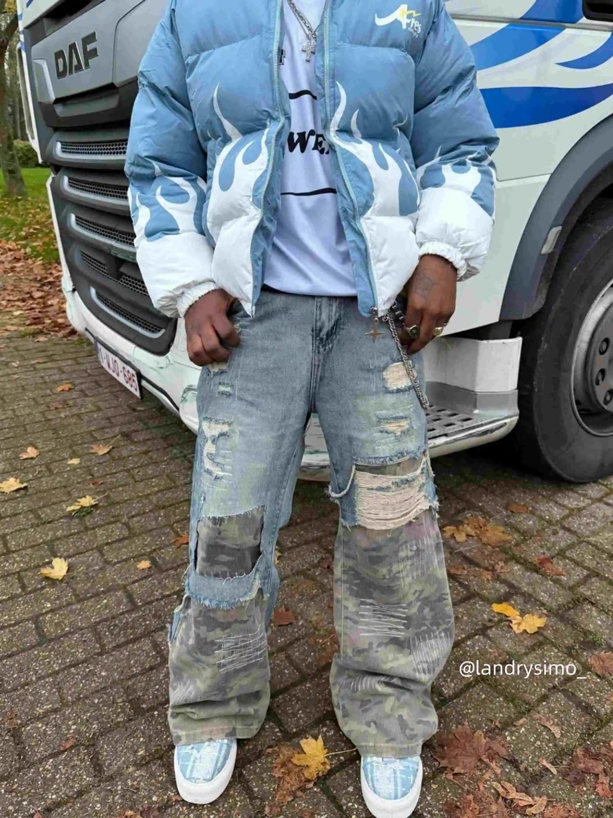 Hip Hop Street Heavy Duty Ripped Jeans