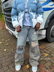 Hip Hop Street Heavy Duty Ripped Jeans