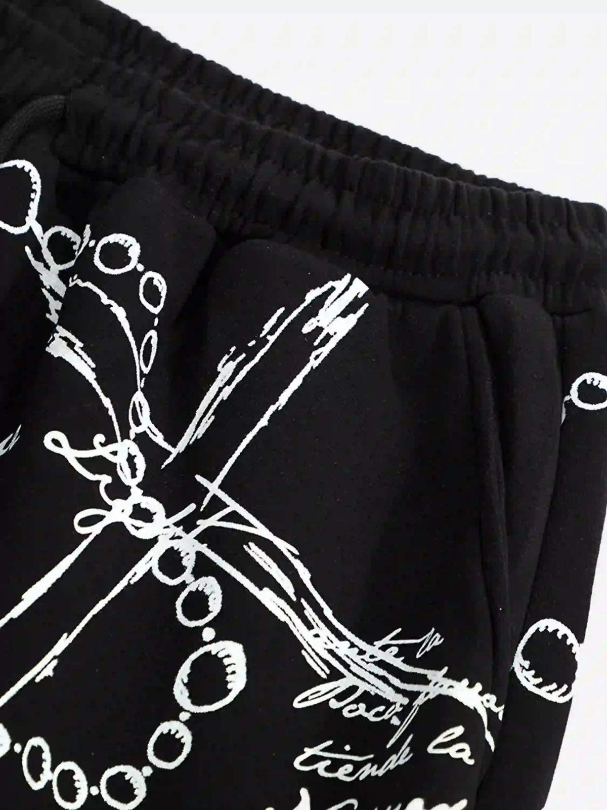 Hip-Hop Street Print Casual Pants