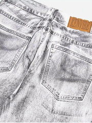Hip-Hop Style Painted Dirty Jeans