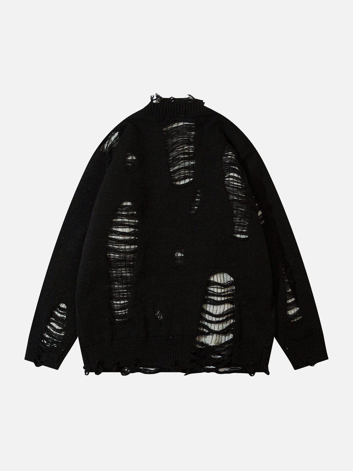 Hole Fake Two Cardigan