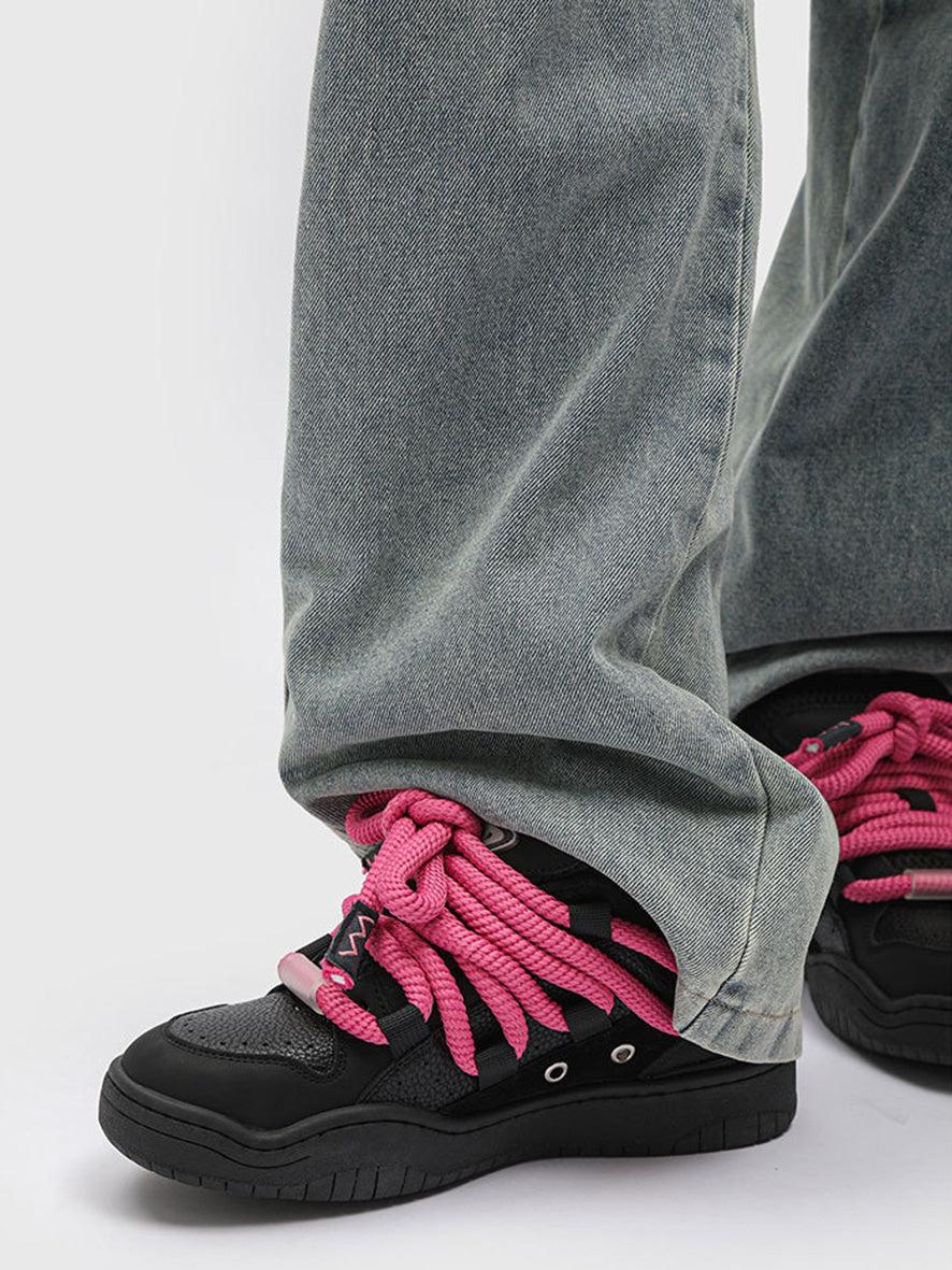 Hundreds Of Dirty Braid Bread Shoes