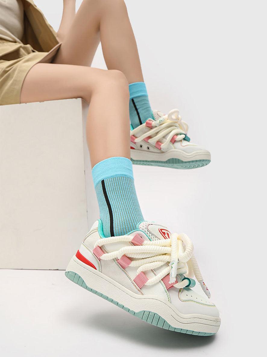 Hundreds Of Dirty Braid Bread Shoes