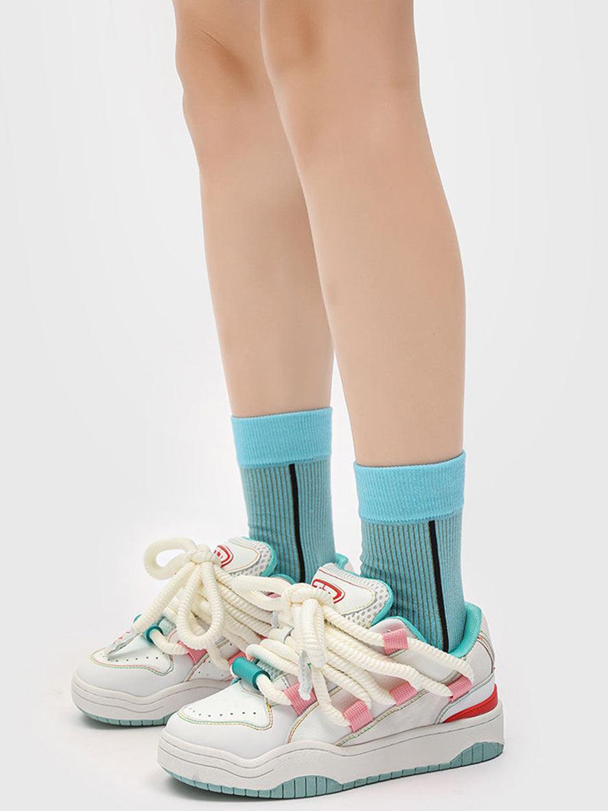 Hundreds Of Dirty Braid Bread Shoes