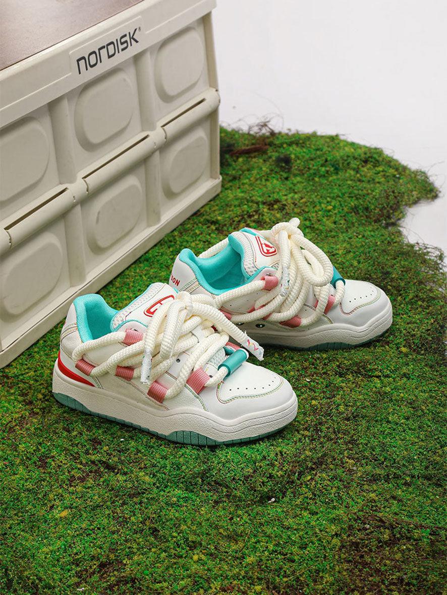 Hundreds Of Dirty Braid Bread Shoes