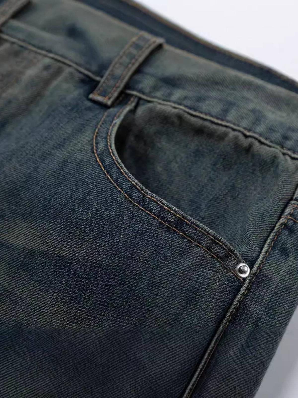 Icon Graffiti Print Jeans