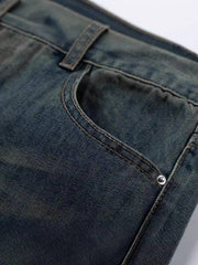 Icon Graffiti Print Jeans