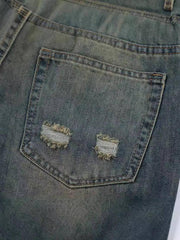Icon Graffiti Print Jeans