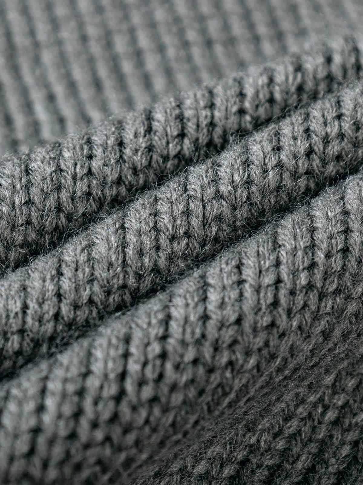 Asymmetric Irregular Knitted Sweater Hoodie