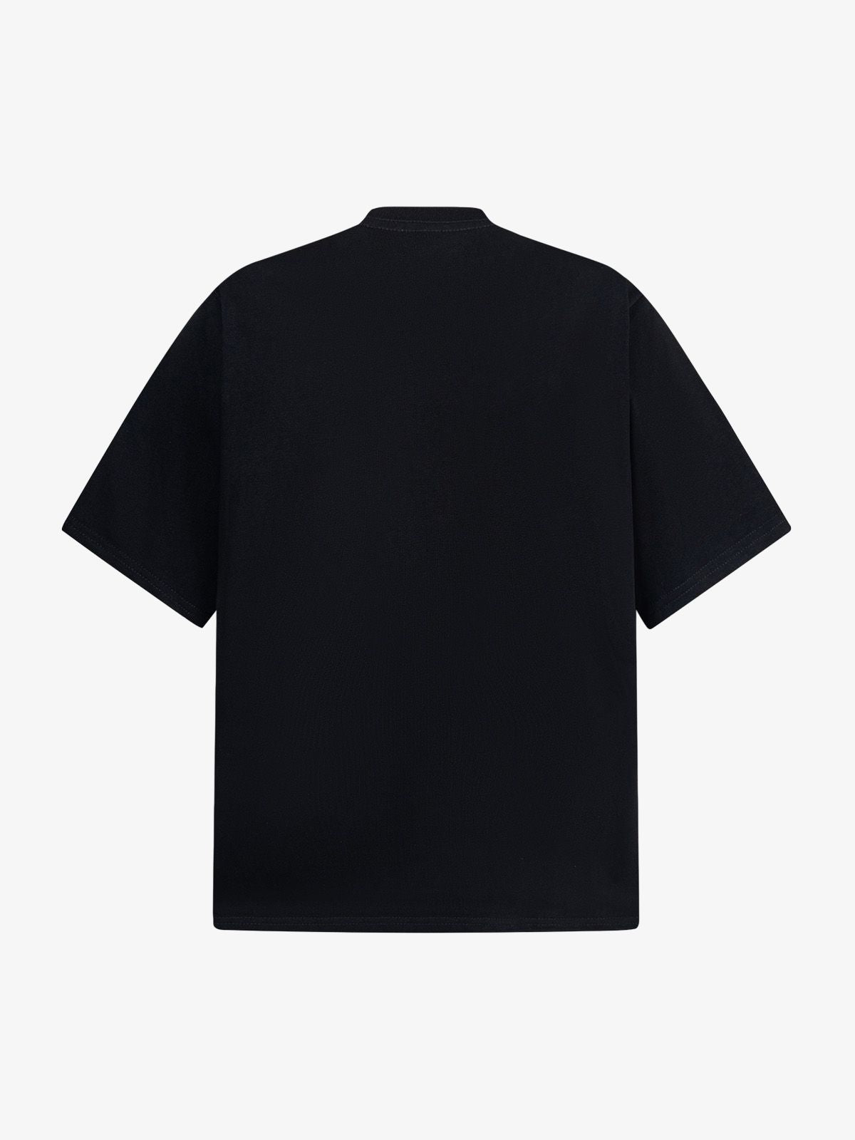 Retro Embroidery Beaded Letter Print T-shirt
