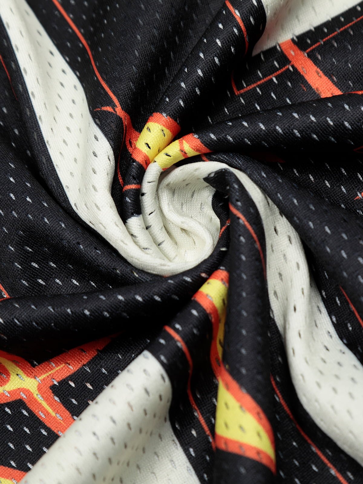 Jersey Style Flame Print T-shirt