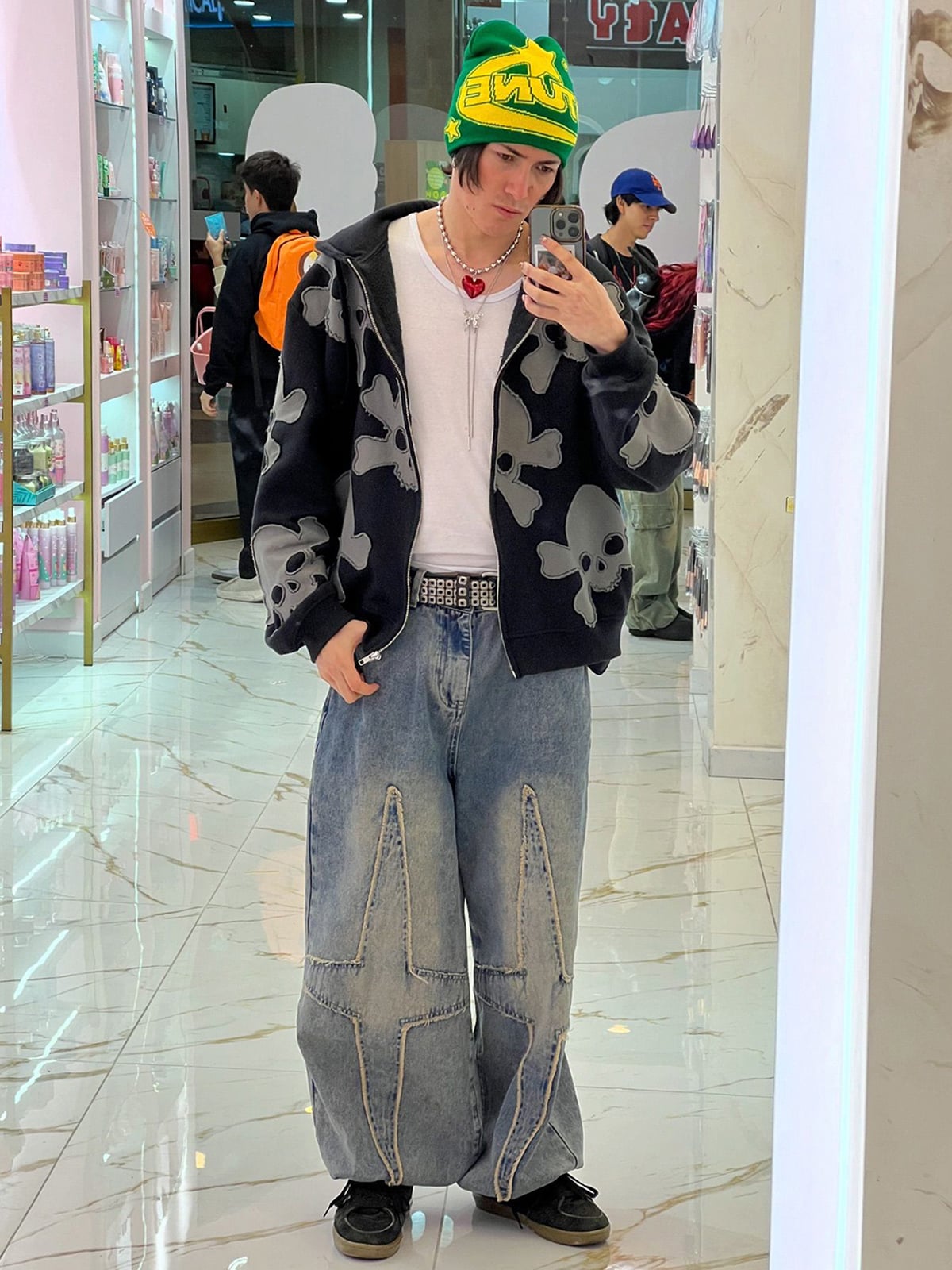 High Street Star Washed Jeans