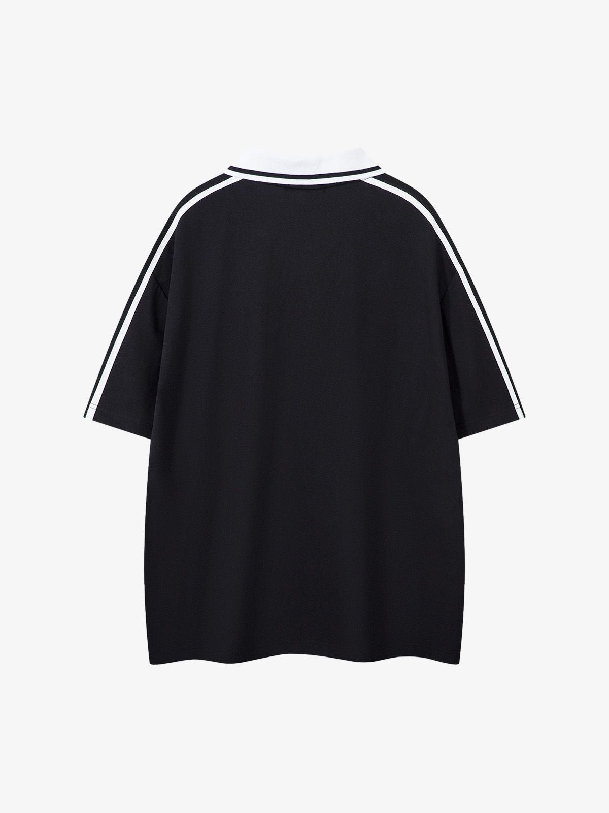 Jersey Print Short-Sleeve Polo Shirt