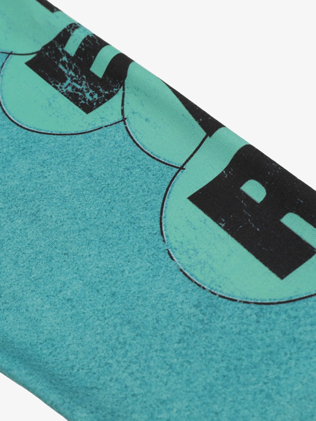 Washed Lettering Print Long Sleeve T-shirt