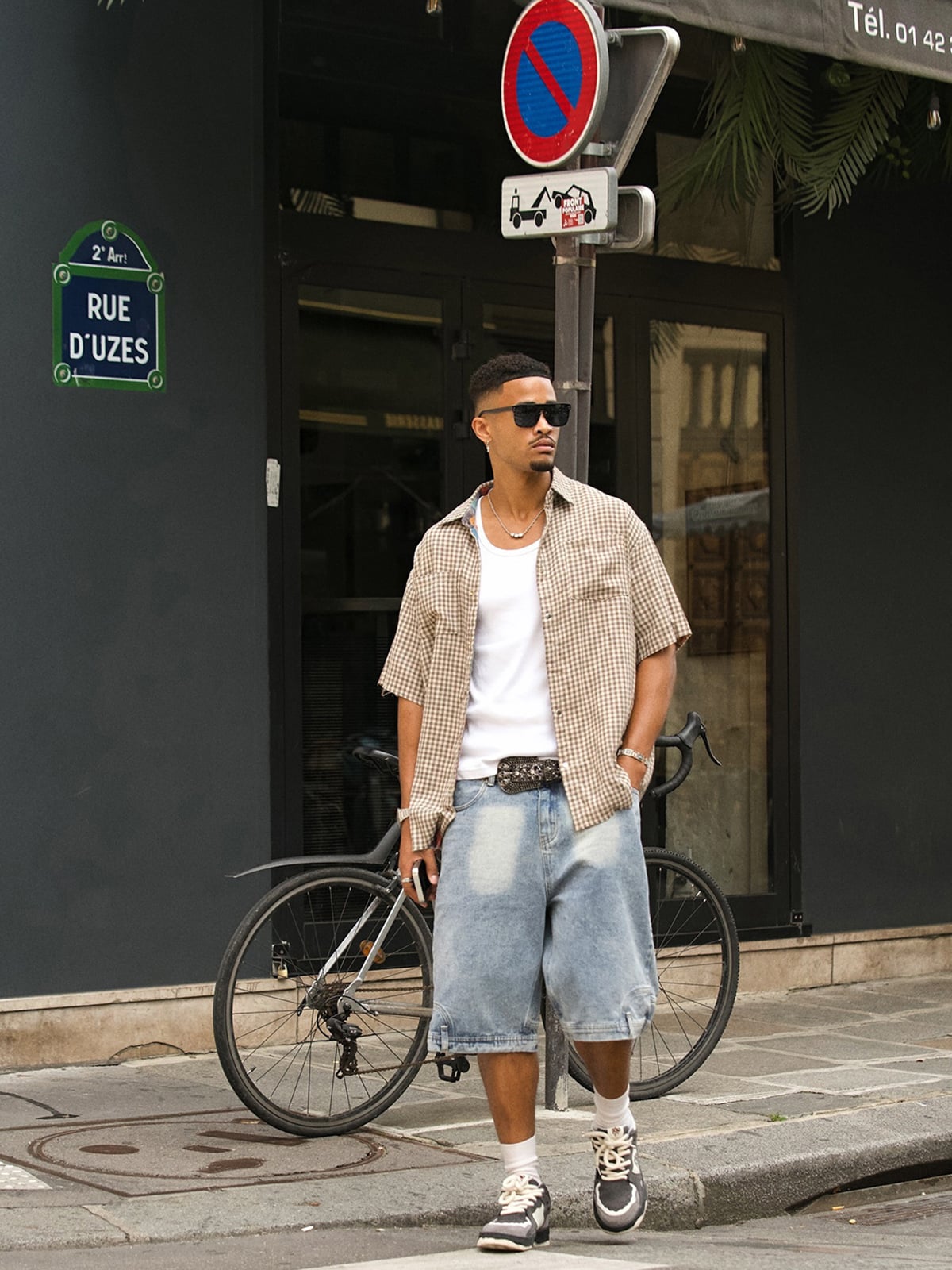 Street Reversible Short-sleeved Shirt
