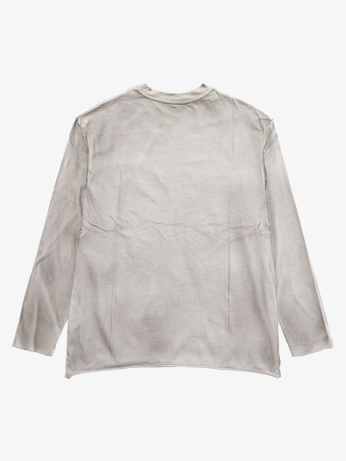 Washed Edge Long Sleeve T-Shirt