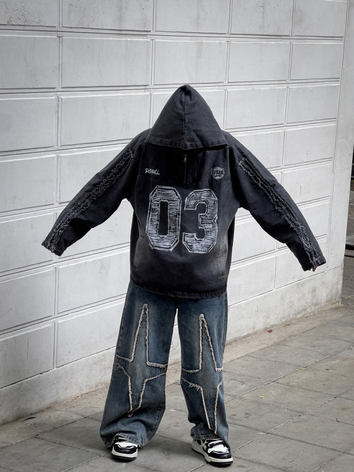 High Street Star Washed Jeans