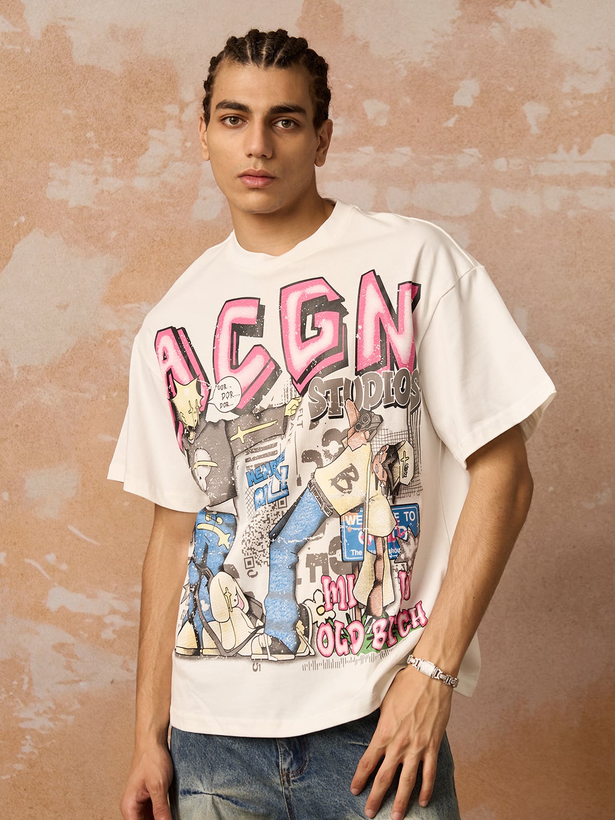 Retro Street Graphic T-Shirt