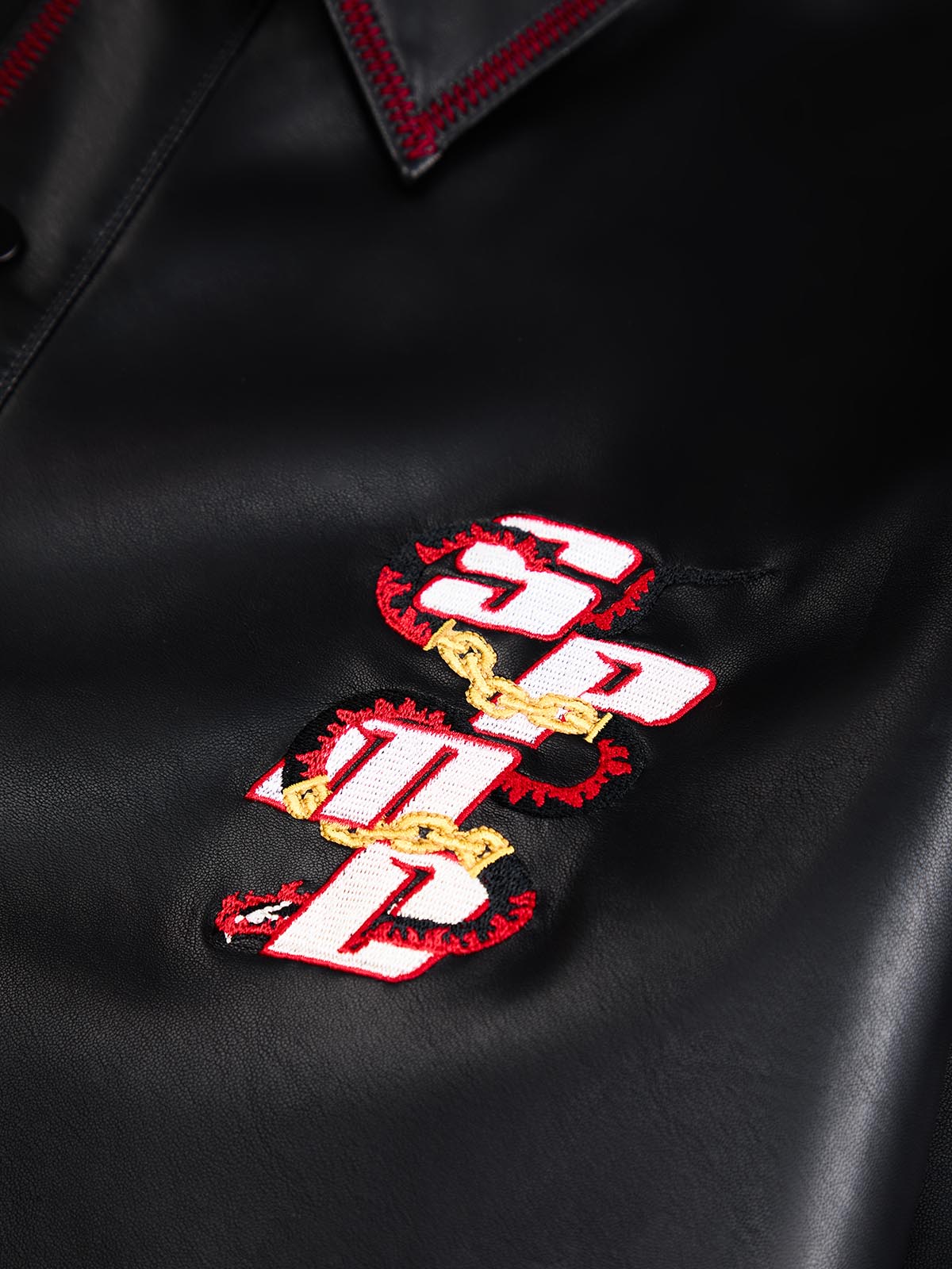 Original Embroidered Leather Shirt