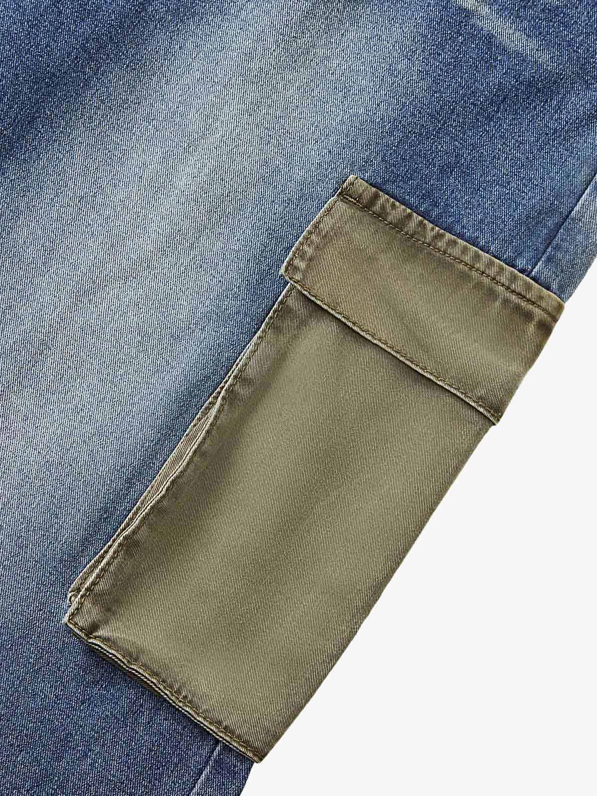 Homemade Large Pocket Cargo Jeans