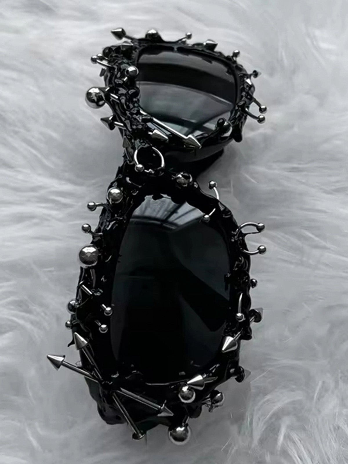 Rivet Punk Style Sunglasses