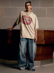 Full Diamond Tooth Pattern T-Shirt