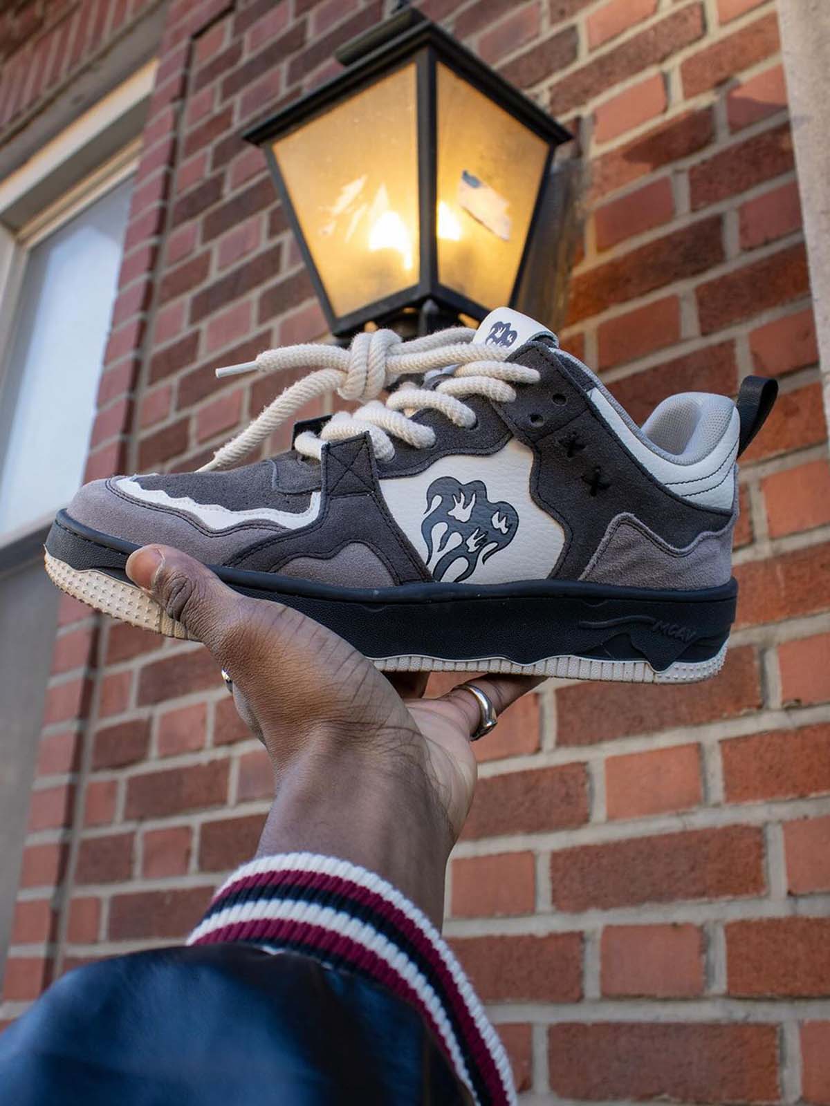 Monochrome Shadowwave Heavy-Duty Street Sneakers